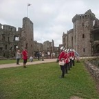 On Parade at Raglan Castle Gate 2023.jpg