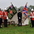 At Upton 23 members of the Group with the Colours..jpg